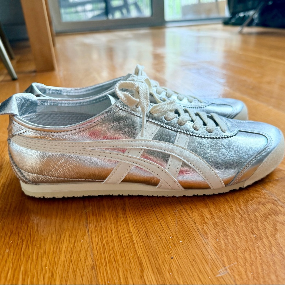 Onitsuka Tiger Mexico 66 Silver Sneakers
